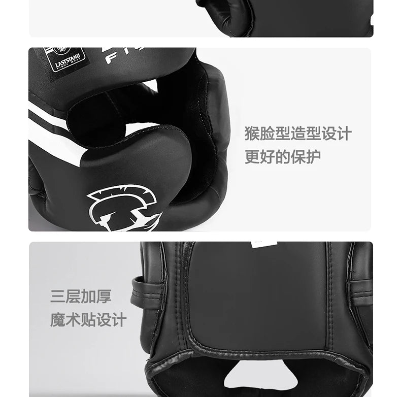 Promotion Boxing MMA Safety Helmet Head Gear Protectors Adult Child Training Headgear Muay Thai Kickboxing Full-covered Helmets