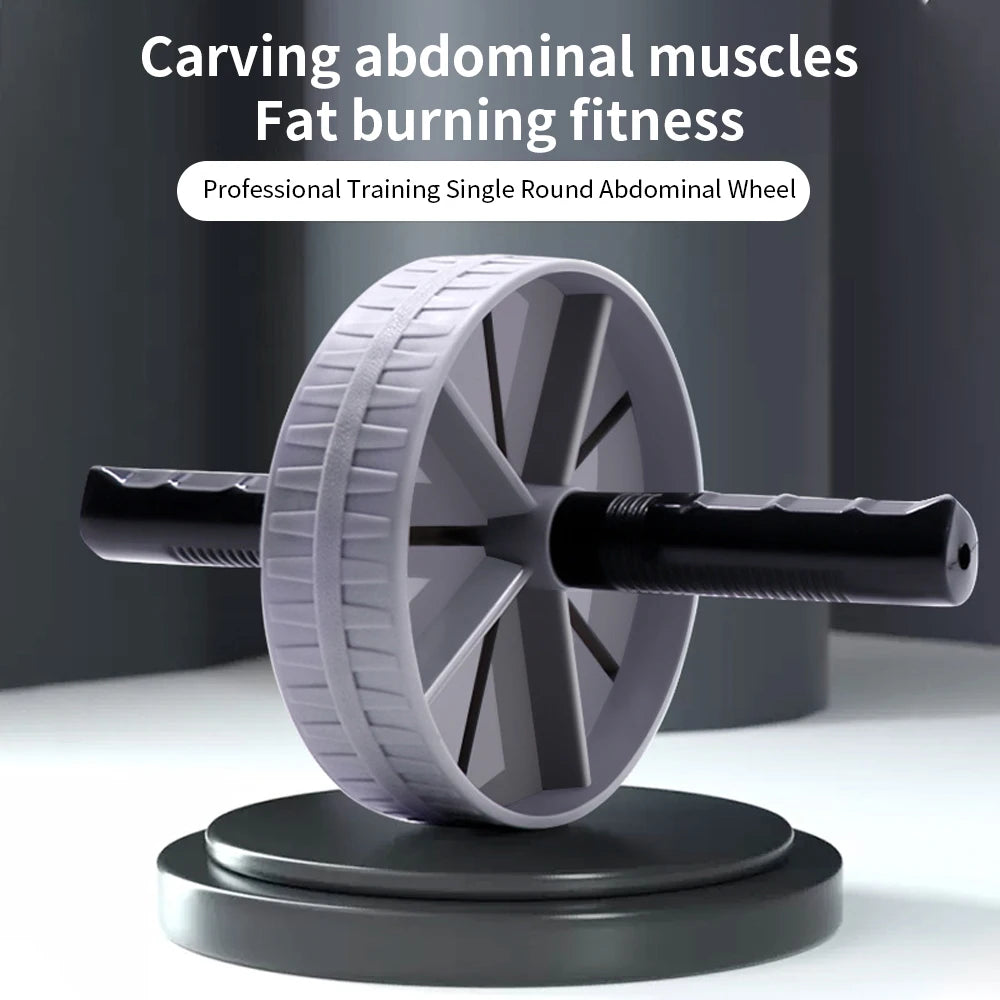 Abdominal Roller Abdominal Trainer Household Wheel Strong Load Bearing Non-Slip Roller Muscle Exercise Fitness Training Workout