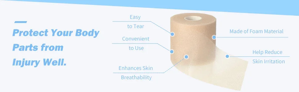 5 Rolls 2.5/3.8/5cm Sport Athletic Waterproof Cotton White Boxing Adhesive Tape Strain Injury Support Sport Binding Bandage