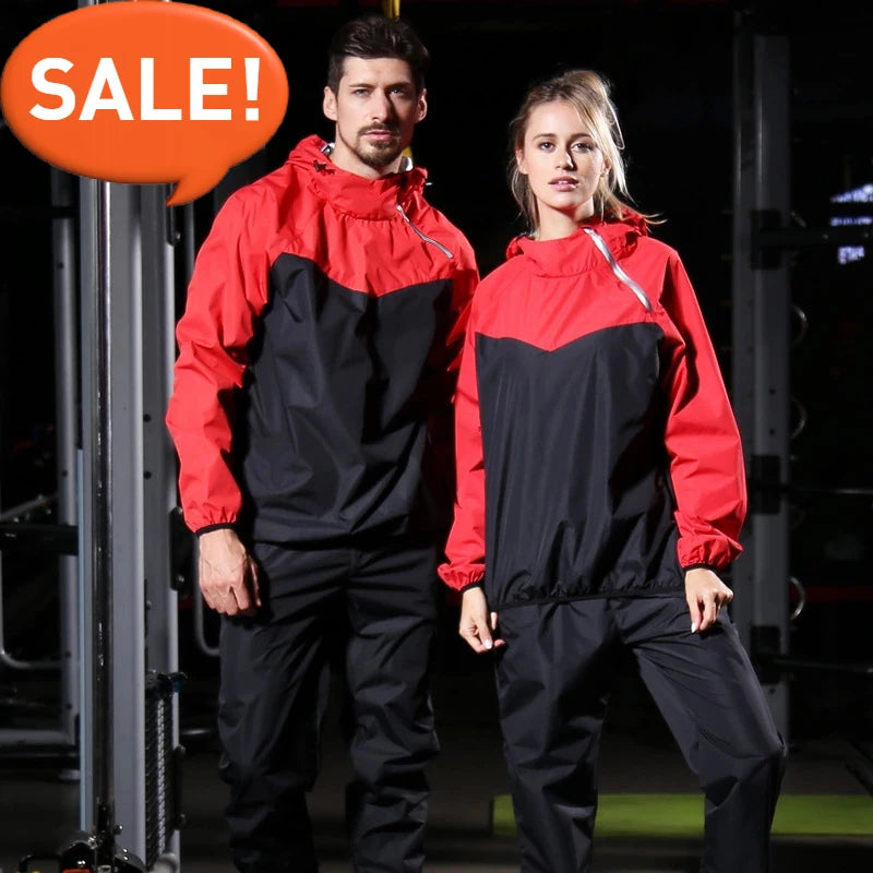 couple sports suit fitness running sweating men and women spring and autumn weight loss training fashion two-piece set