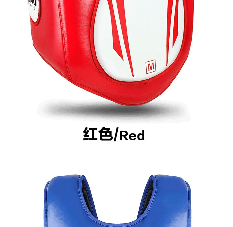 Boxing Chest Guard MMA Kickboxing Body Vest Protector Martial Arts WTF Reversible Rib Shield Taekwondo Target Training Uniform