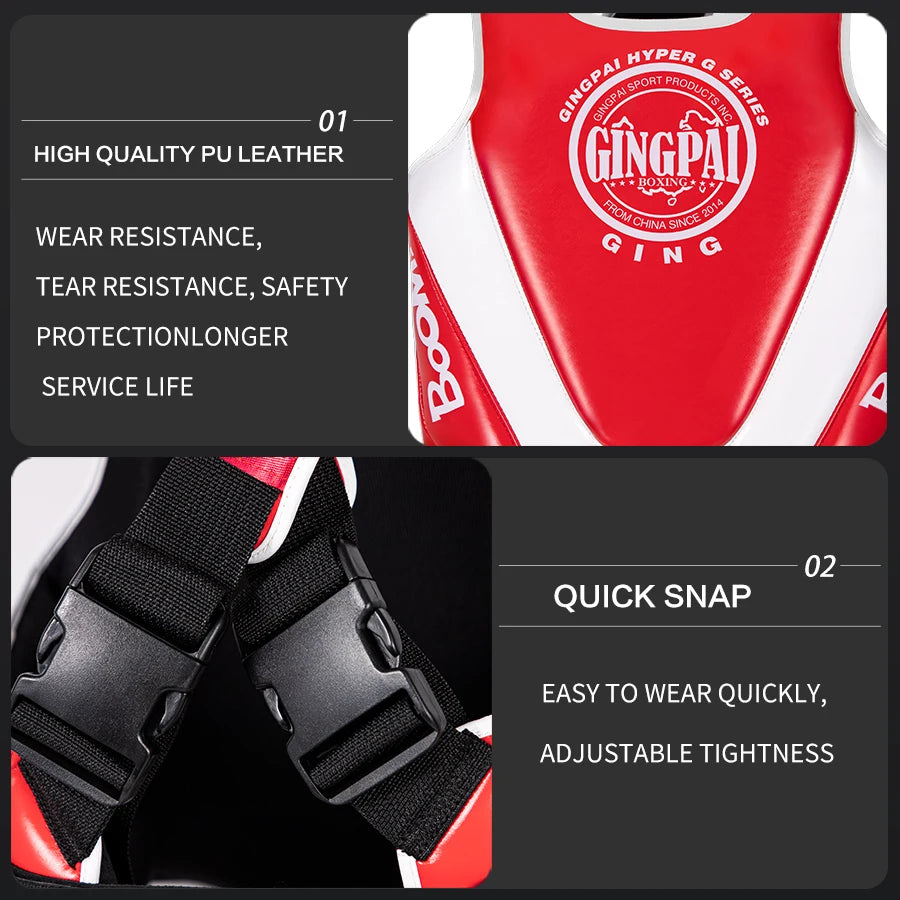 Professional children Sanda chest protector Sanda Muay Thai combat training protective gear youth boxing body protector