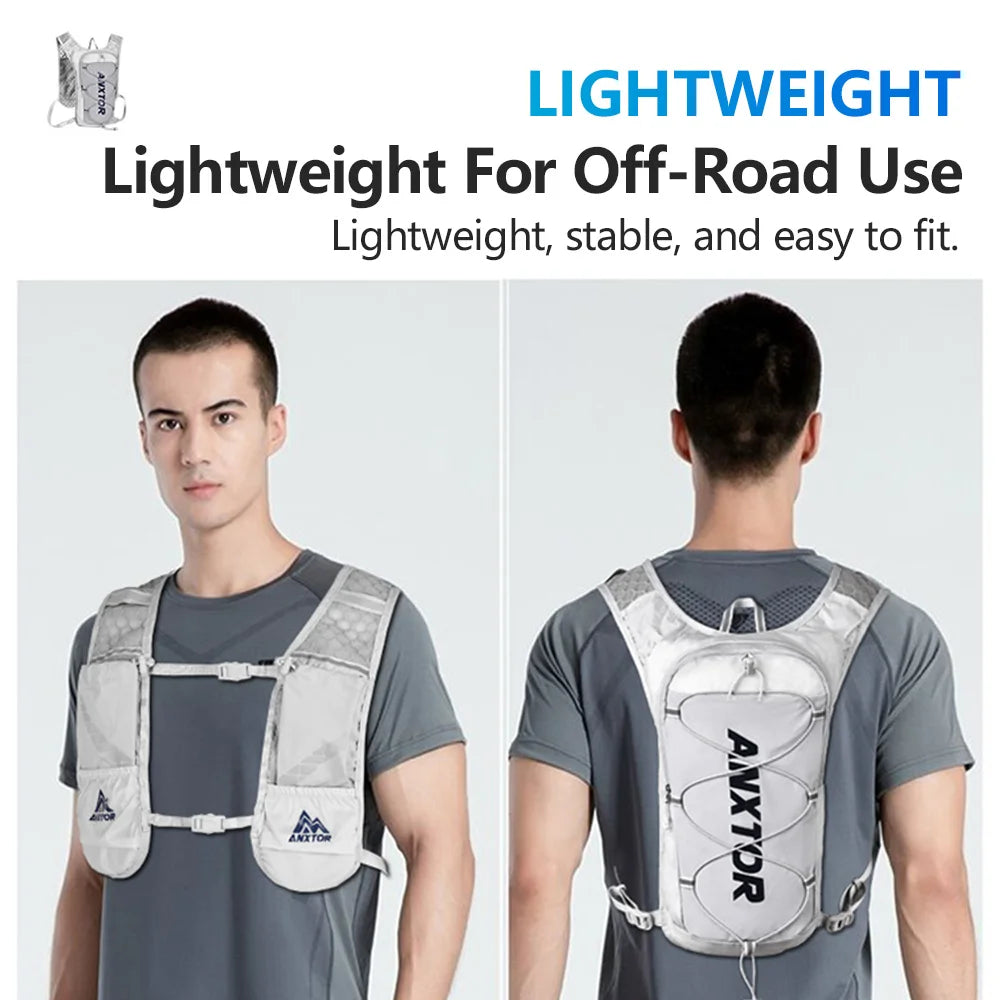 NEW Trail Running-ultra-light 5L Backpack, Running Hydration Vest, Marathon Can be used with 1.5L 500ML water bag.