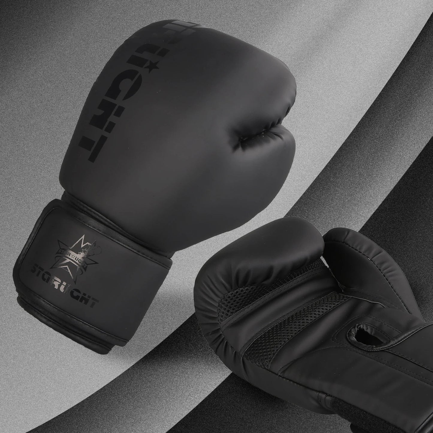 Boxing gloves, professional training sparring, explosion-proof leather, Muay Thai, MMA, Kickboxing, multi-layer sweat absorption
