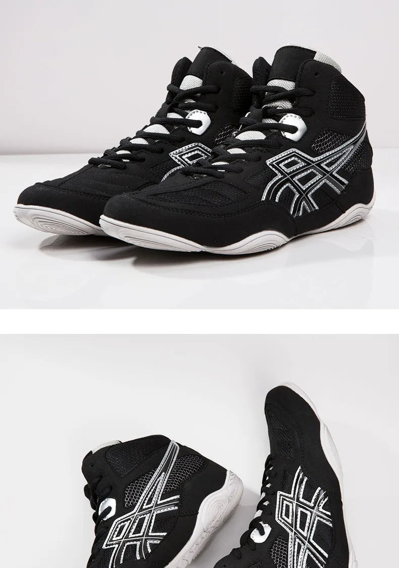 TaoBo Breathable Boxing Shoes for Men Women Professional Wrestling Boots Breathable Comfortable Flighting Boxing Sneakers
