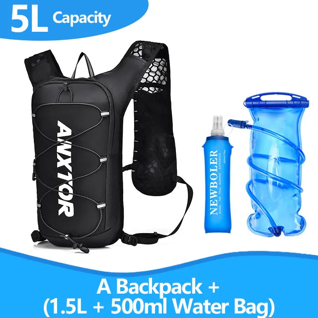 NEW Trail Running-ultra-light 5L Backpack, Running Hydration Vest, Marathon Can be used with 1.5L 500ML water bag.