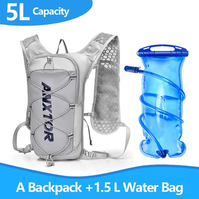 NEW Trail Running-ultra-light 5L Backpack, Running Hydration Vest, Marathon Can be used with 1.5L 500ML water bag.