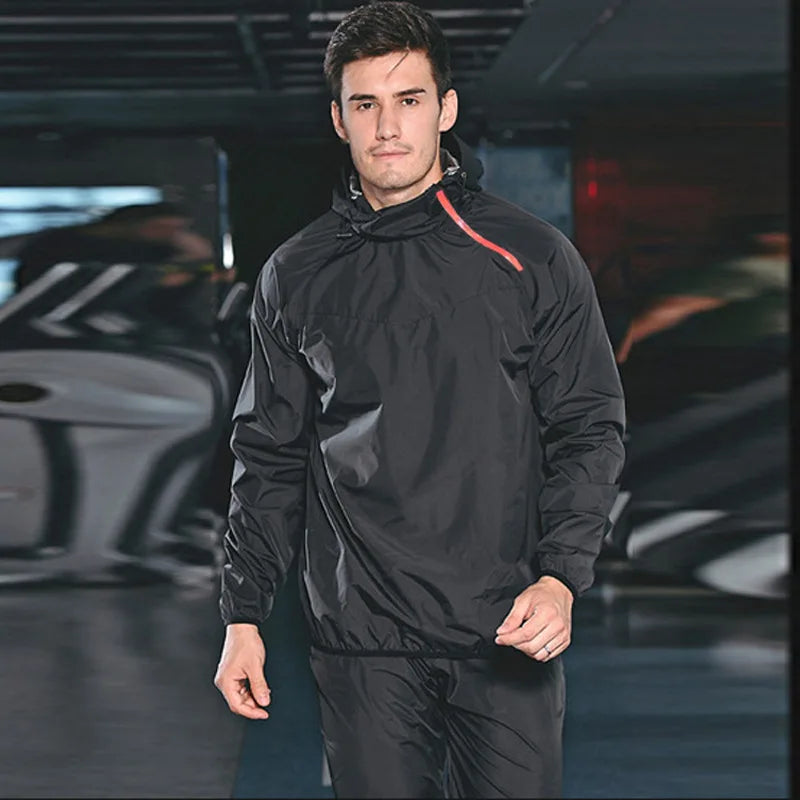 couple sports suit fitness running sweating men and women spring and autumn weight loss training fashion two-piece set