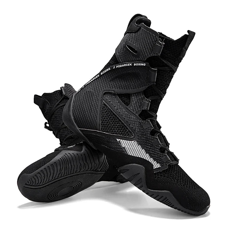 Men Boxing Shoes Professional Breathable Fighting Wrestling Shoes Equipment Non-Slip Brand Gym Training Top Quality Boxing Boots