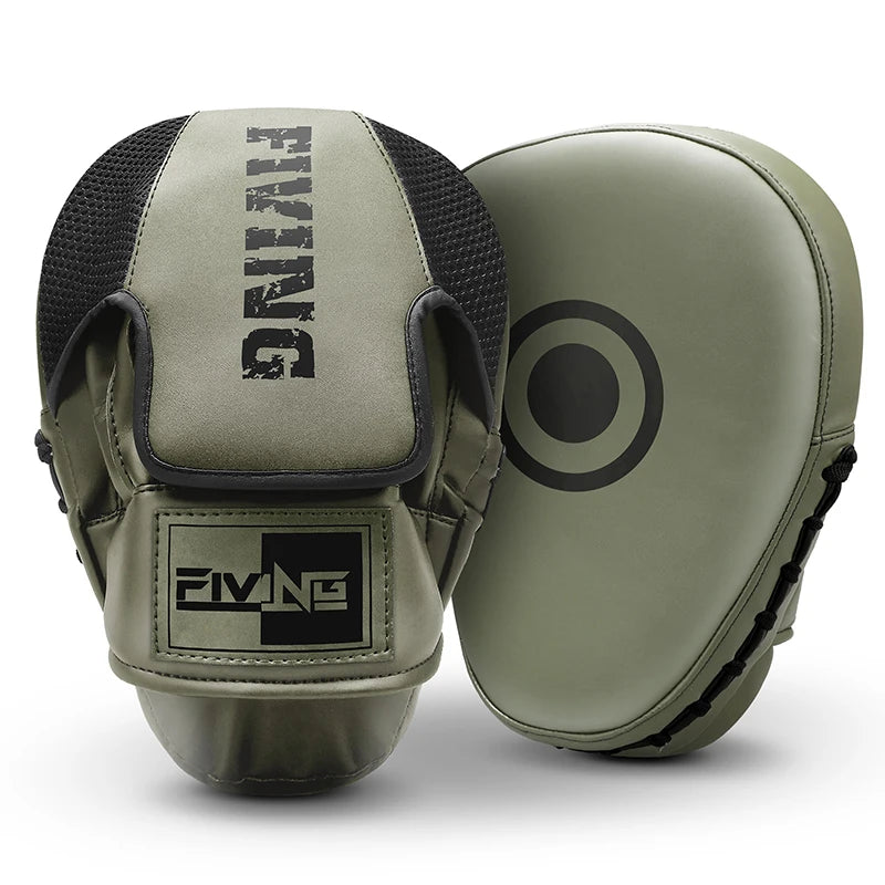 Boxing Pads for Men, Women,& Kids, Leather Focus Mitts for Martial Arts, Boxing Training,Curved Punch Mitts for Karate