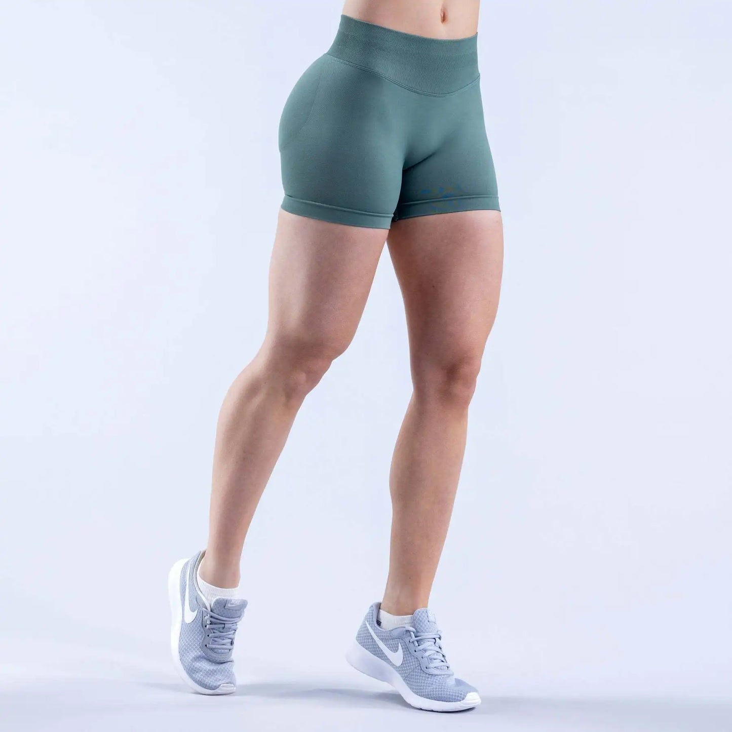 NCLAGEN Impact Shorts 4.5" Gym Shorts Woman Scrunch Butt Fitness Sports Short Workout Seamless Leggings Running Yoga bottoms