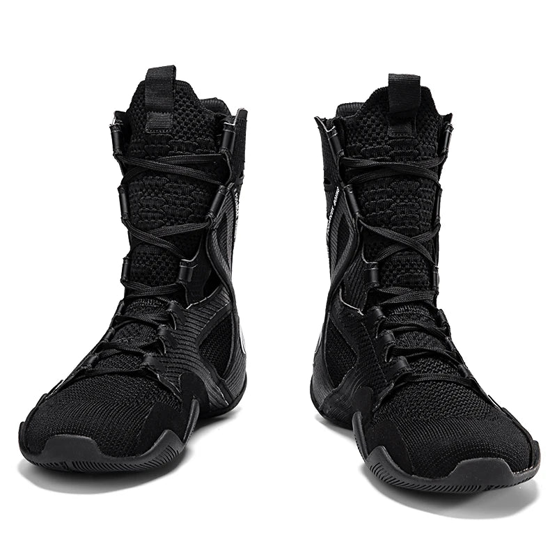 Men Boxing Shoes Professional Breathable Fighting Wrestling Shoes Equipment Non-Slip Brand Gym Training Top Quality Boxing Boots