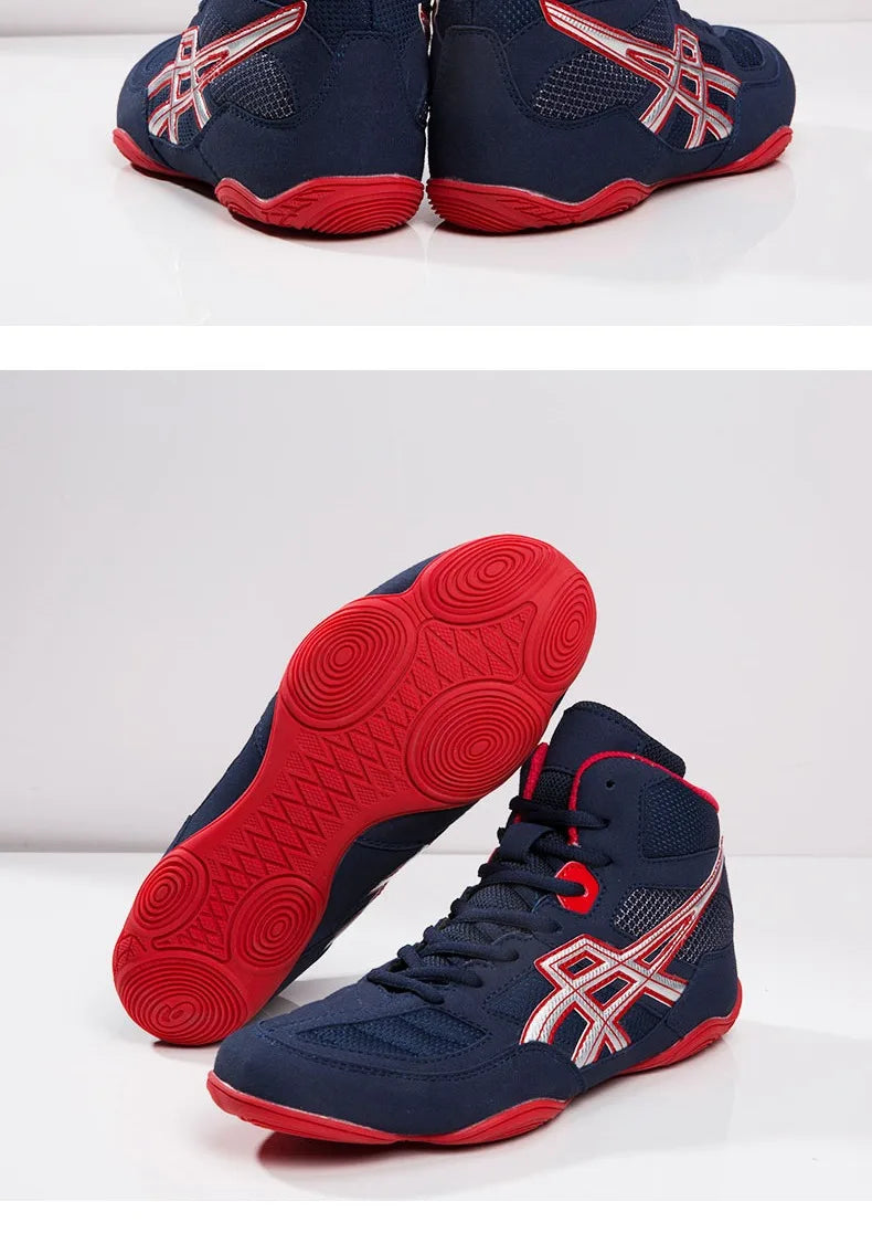 TaoBo Breathable Boxing Shoes for Men Women Professional Wrestling Boots Breathable Comfortable Flighting Boxing Sneakers