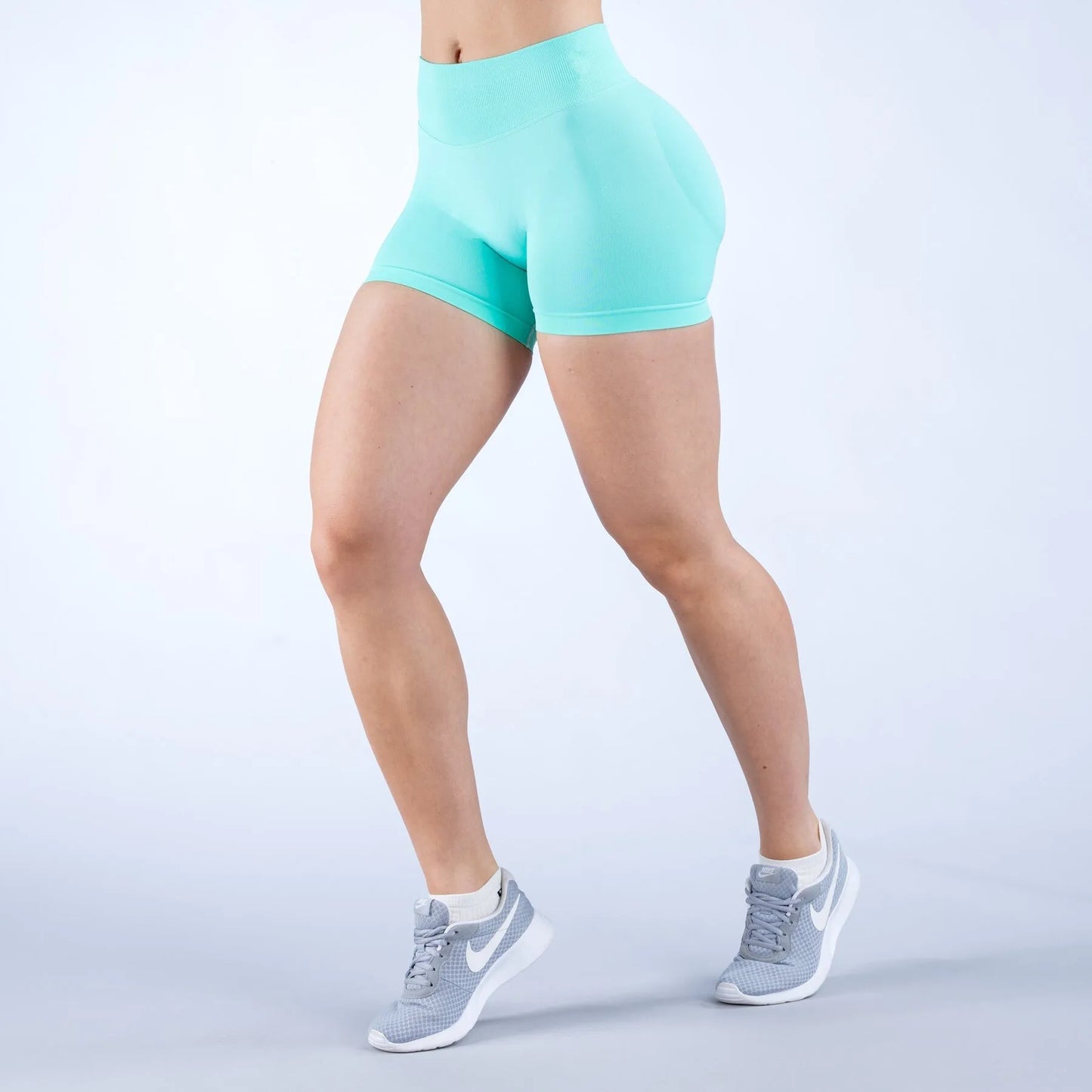 NCLAGEN Impact Shorts 4.5" Gym Shorts Woman Scrunch Butt Fitness Sports Short Workout Seamless Leggings Running Yoga bottoms