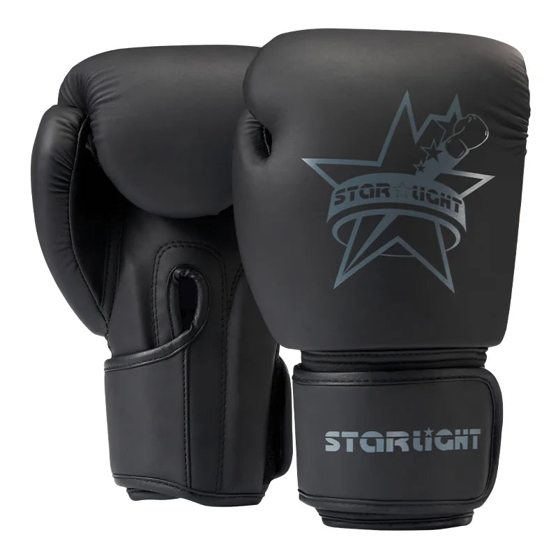 Boxing gloves, professional training sparring, explosion-proof leather, Muay Thai, MMA, Kickboxing, multi-layer sweat absorption