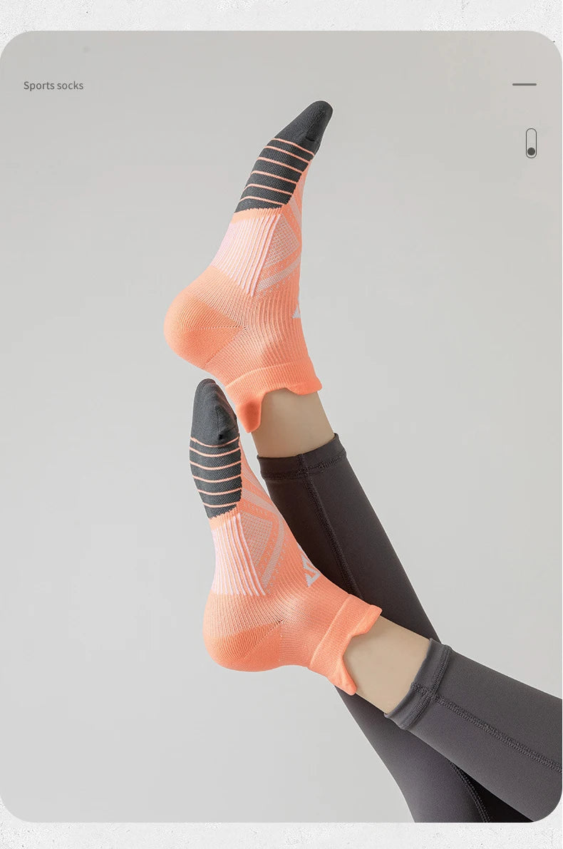 3pairs/Lot Woman Men's Socks Compression Breathable Basketball Sports Cycling Running Towel Socks High Elastic Tube Socks