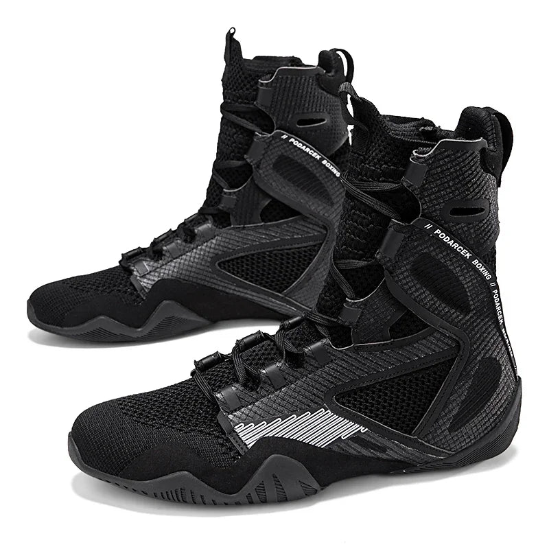 Men Boxing Shoes Professional Breathable Fighting Wrestling Shoes Equipment Non-Slip Brand Gym Training Top Quality Boxing Boots