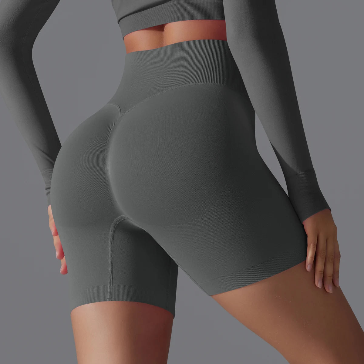 Women Shorts Seamless Yoga Sports Shorts For Women Cycling Jogging Fitness High Waist Push Up Gym Shorts Leggings Yoga Clothing