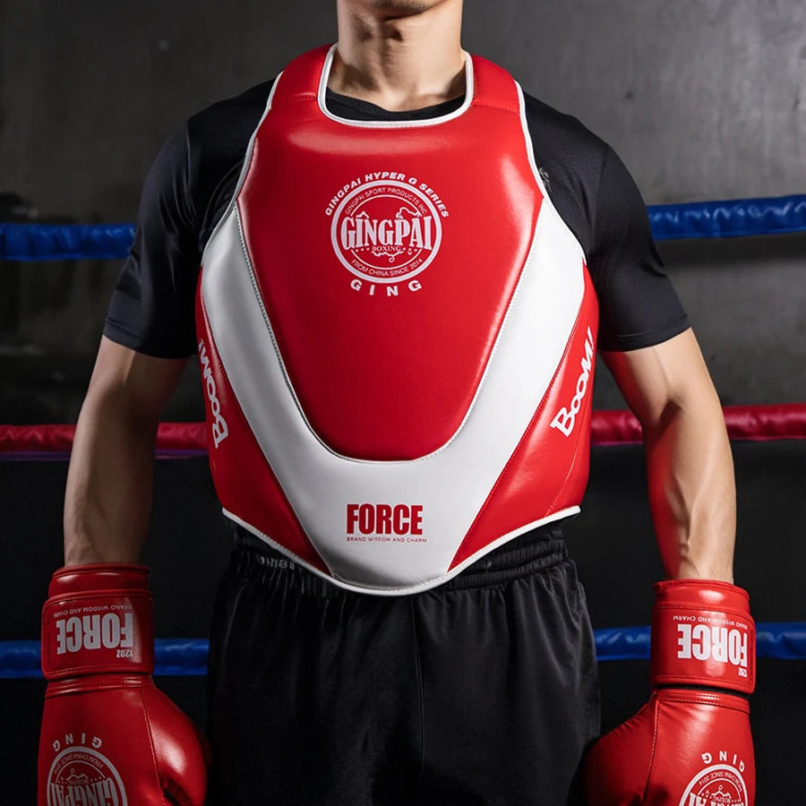 Professional children Sanda chest protector Sanda Muay Thai combat training protective gear youth boxing body protector