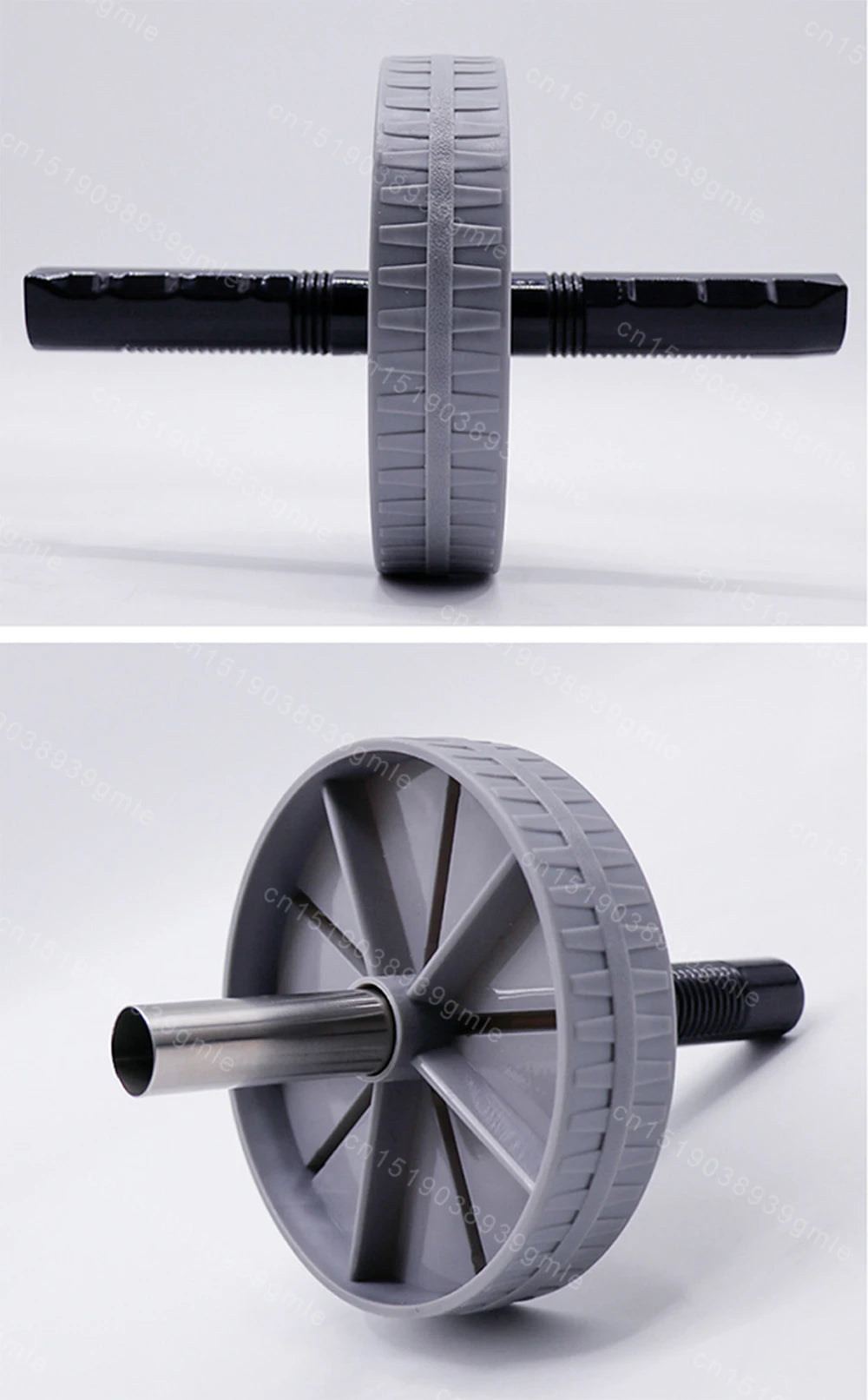Abdominal Roller Abdominal Trainer Household Wheel Strong Load Bearing Non-Slip Roller Muscle Exercise Fitness Training Workout