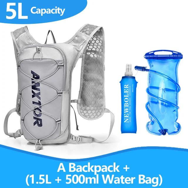 NEW Trail Running-ultra-light 5L Backpack, Running Hydration Vest, Marathon Can be used with 1.5L 500ML water bag.