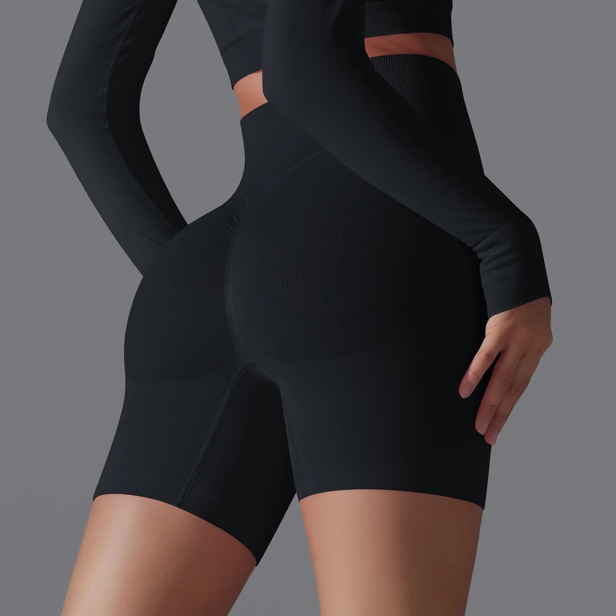 Women Shorts Seamless Yoga Sports Shorts For Women Cycling Jogging Fitness High Waist Push Up Gym Shorts Leggings Yoga Clothing