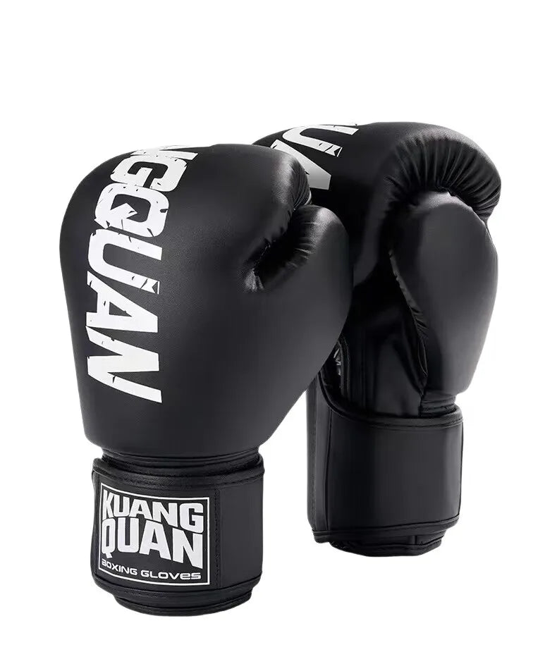 Boxing gloves, professional training sparring, explosion-proof leather, Muay Thai, MMA, Kickboxing, multi-layer sweat absorption