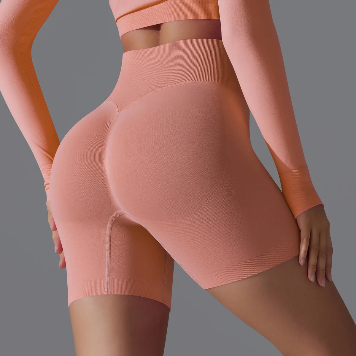 Women Shorts Seamless Yoga Sports Shorts For Women Cycling Jogging Fitness High Waist Push Up Gym Shorts Leggings Yoga Clothing