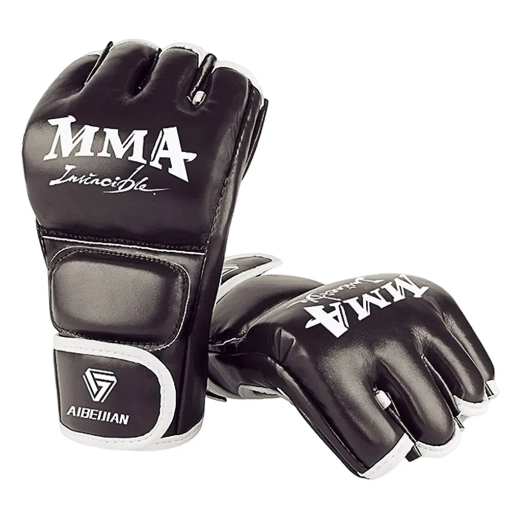2pcs Kids Boxing Gloves PU Leather MMA Fighting Gloves Punching Bag Kickboxing Thai Gloves Professional for Kids Child Training