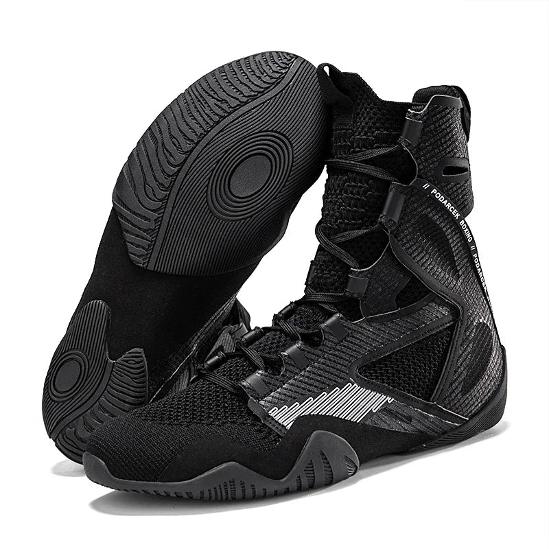 Men Boxing Shoes Professional Breathable Fighting Wrestling Shoes Equipment Non-Slip Brand Gym Training Top Quality Boxing Boots