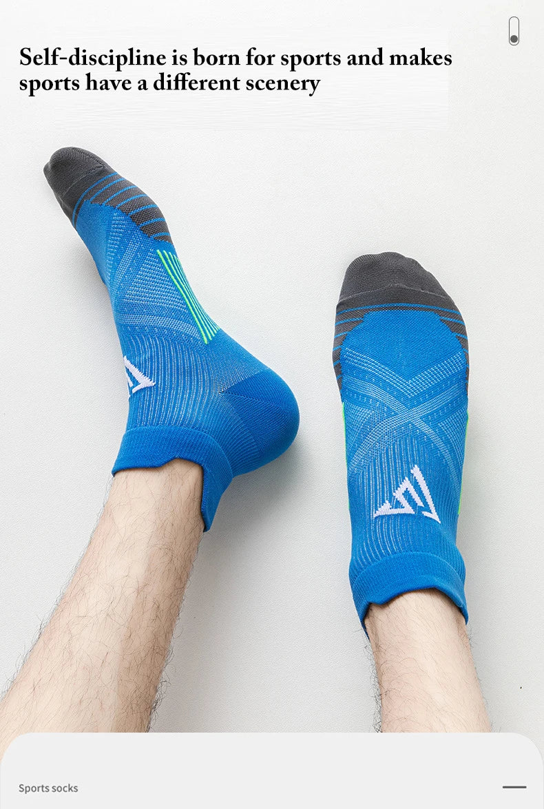 3pairs/Lot Woman Men's Socks Compression Breathable Basketball Sports Cycling Running Towel Socks High Elastic Tube Socks