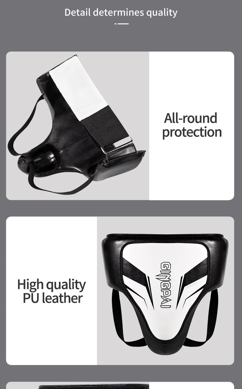 Professional boxing crotch protection male combat Sanda Muay Thai adult thick practical training protective gear for training