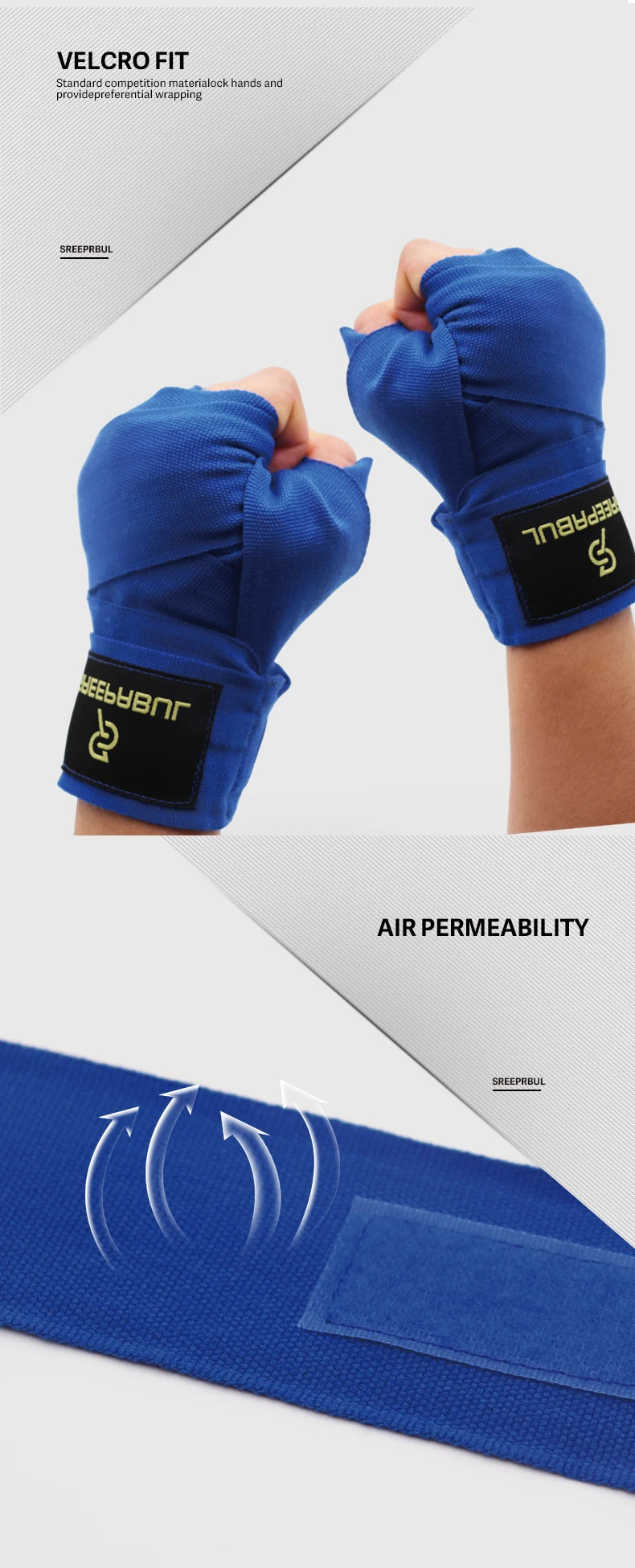 Free Shipping 3M/5M Poly&Cotton Boxing Handwraps Bandage Training Gloves Kickboxing Muay Thai MMA Hand Wraps Sports Strap