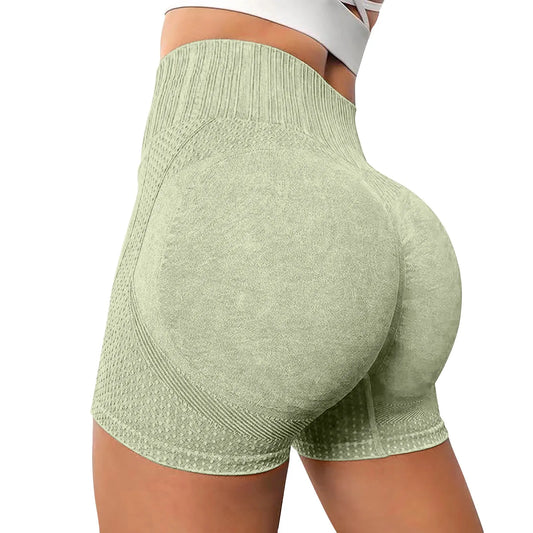Gym Shorts Woman High Support Fitness Sports Biker Short Workout Scrunch Butt Yoga Seamless Leggings Running Skipping