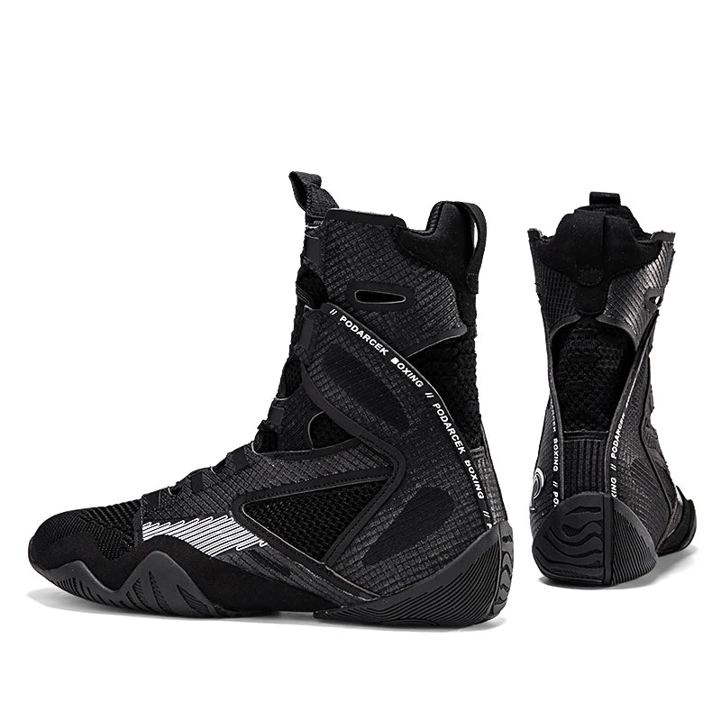 Men Boxing Shoes Professional Breathable Fighting Wrestling Shoes Equipment Non-Slip Brand Gym Training Top Quality Boxing Boots