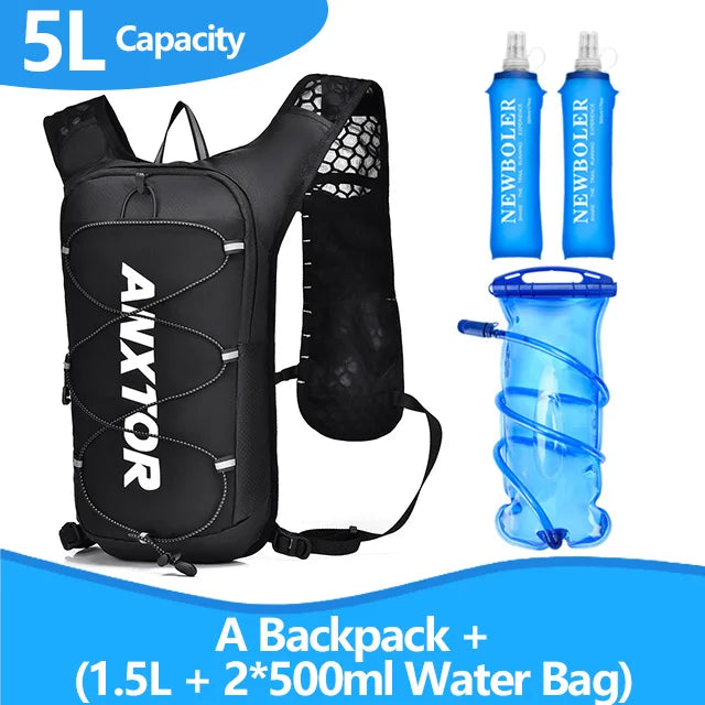 NEW Trail Running-ultra-light 5L Backpack, Running Hydration Vest, Marathon Can be used with 1.5L 500ML water bag.