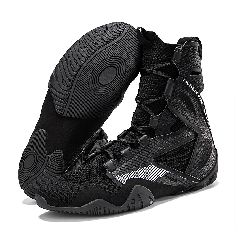 Men Boxing Shoes Professional Breathable Fighting Wrestling Shoes Equipment Non-Slip Brand Gym Training Top Quality Boxing Boots