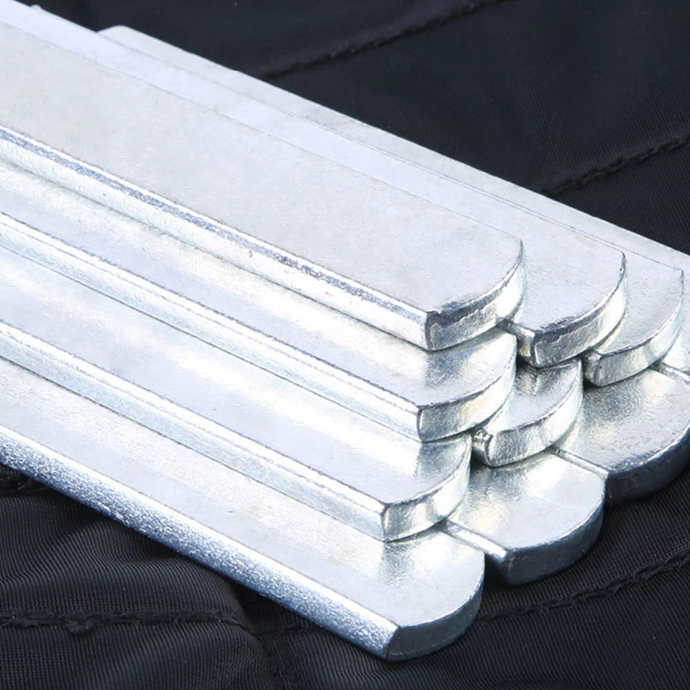 10 Pcs Sporting Steel Slats Weights Plate Fitness Equipment Men's Vests Mens Exercise Tied Hands Weighted Strip