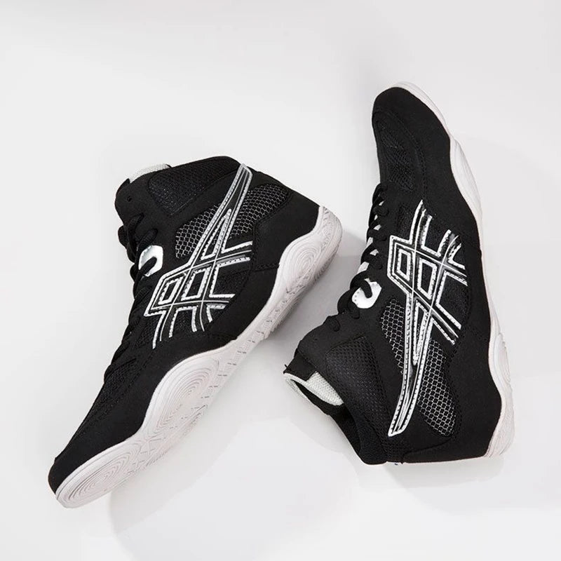 TaoBo Breathable Boxing Shoes for Men Women Professional Wrestling Boots Breathable Comfortable Flighting Boxing Sneakers