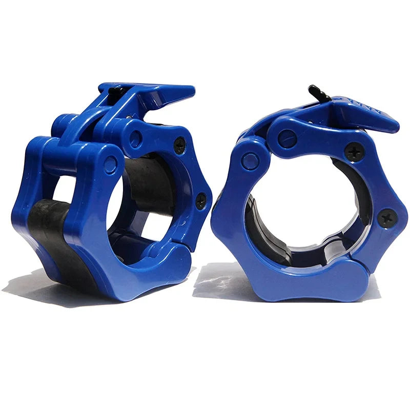 1Pair 50MM Spinlock Collars Barbell Collar Lock Clips Weight Lifting Bar Gym Dumbell Clamp Spring Quick Release Clamps Spin