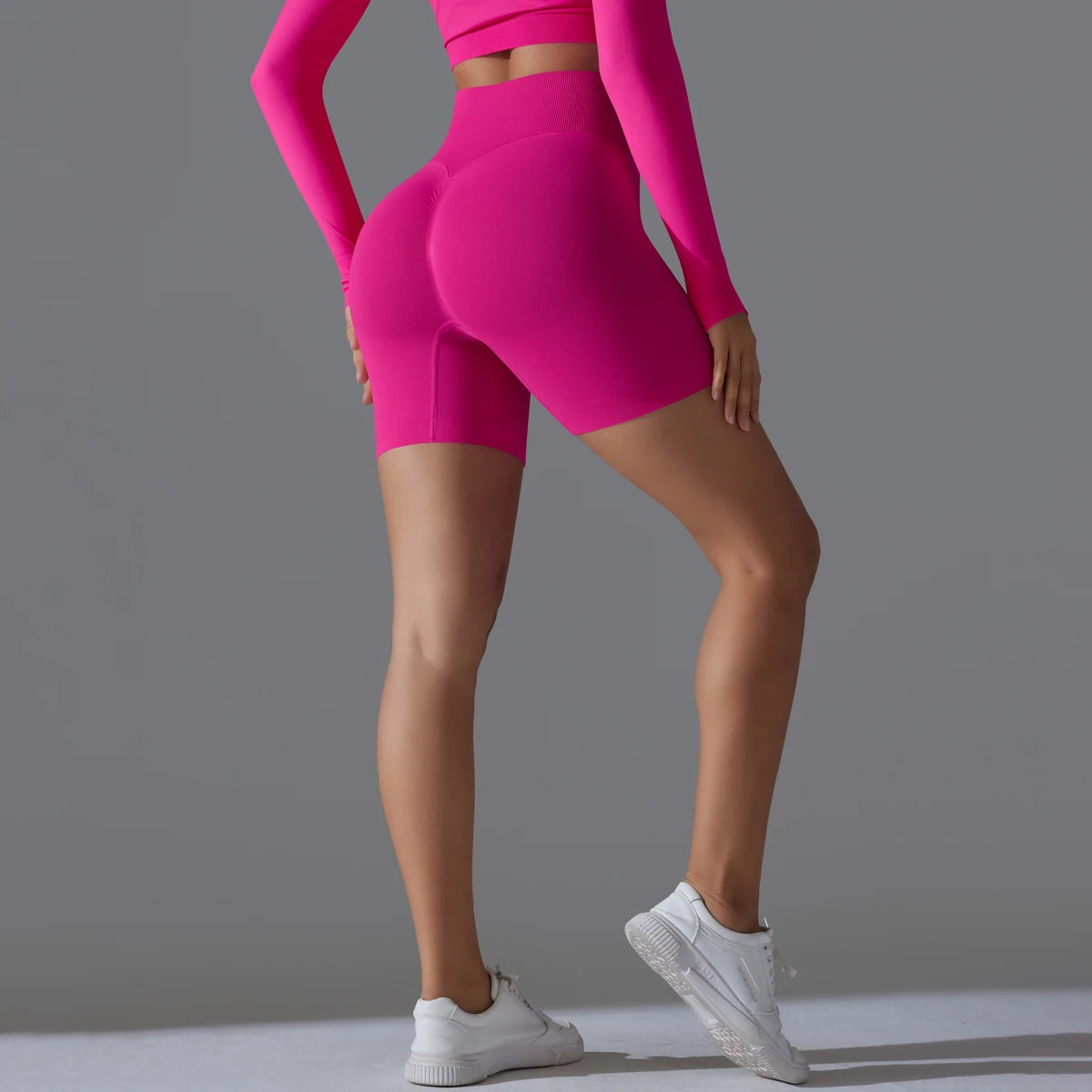 Women Shorts Seamless Yoga Sports Shorts For Women Cycling Jogging Fitness High Waist Push Up Gym Shorts Leggings Yoga Clothing