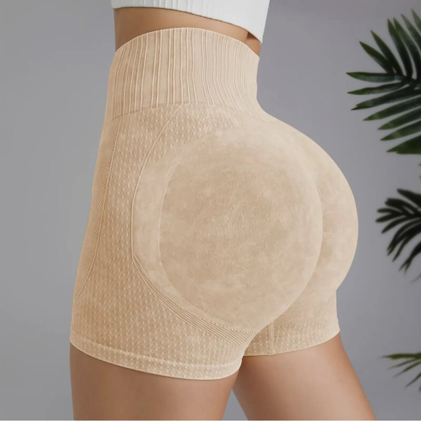 Gym Shorts Woman High Support Fitness Sports Biker Short Workout Scrunch Butt Yoga Seamless Leggings Running Skipping